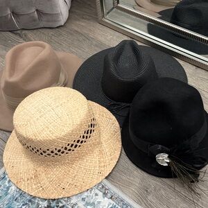 Stylish Women's Hat Set (Lot) Madewell, New York and Company  NEW SM/M